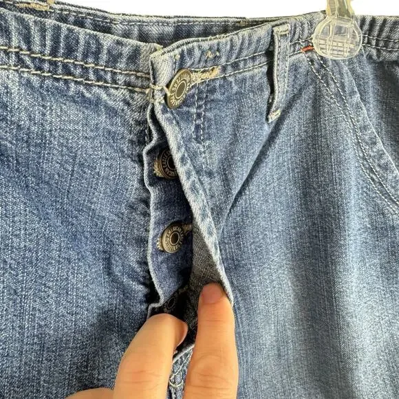 American Eagle Vintage Y2K Heavy Duty Workwear 100% Cotton Button Fly‎ Shorts 8 - Picture 3 of 6